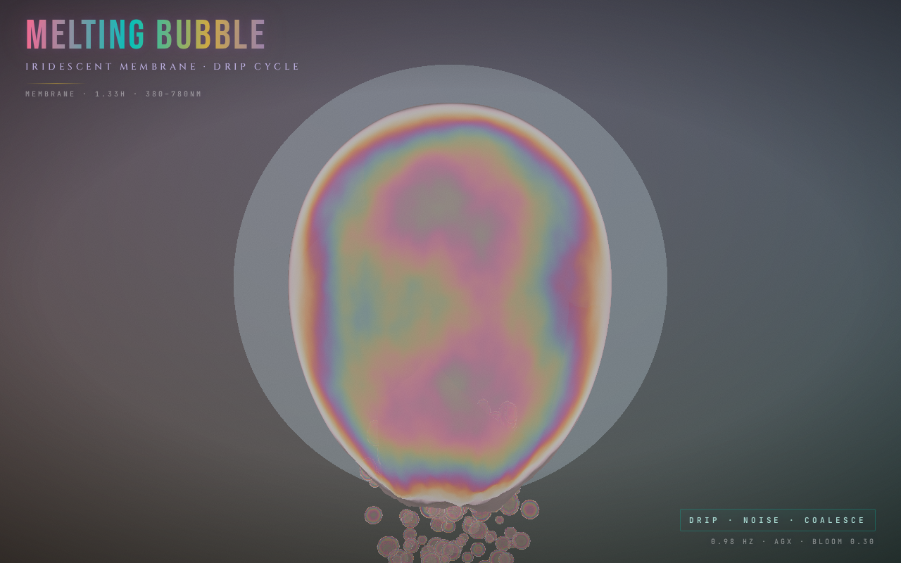 Melting Bubble